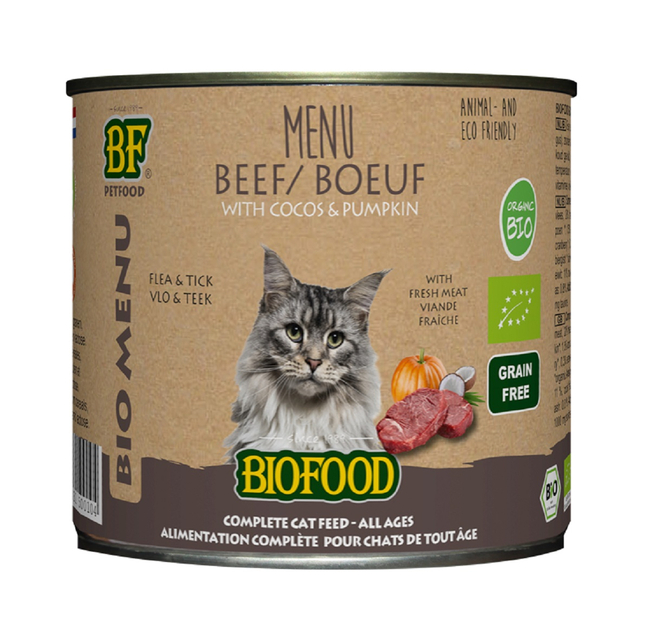 Pâtée pour chat biofood au boeuf