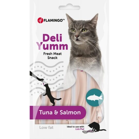 deli yumm pour chat au thon et au saumon
