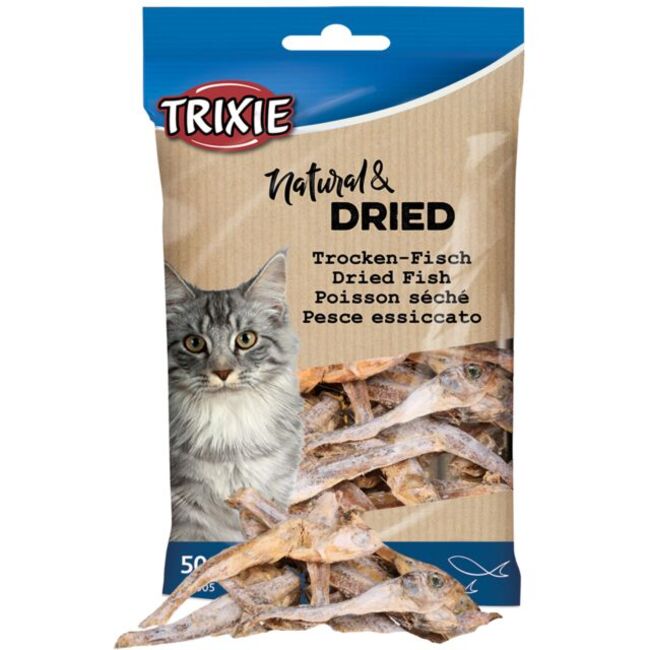 poisson séché pour chat de chez trixie