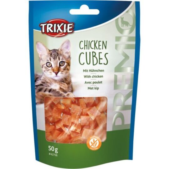 friandise chicken cubes pour chat de chez trixie