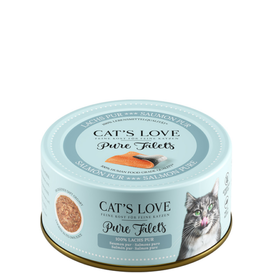 Pure filet cat's love au saumon pour chat