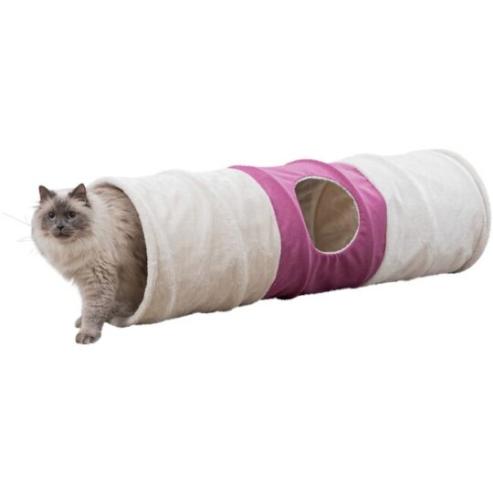 tunnel xxl pour chat beige