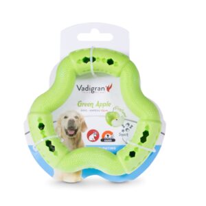 Jouet chien TPR anneau Green Apple 12cm